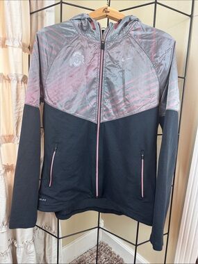 Nike The Ohio State Buckeyes OSU Windrunner Windbreaker Jacket Dri Fit Size M